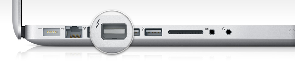 Thunderbolt現(xiàn)配備于全新 MacBook Air、MacBook Pro、iMac 和 Mac mini 之上