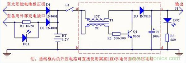 微型太陽能供電板DIY，給手電筒收音機供電