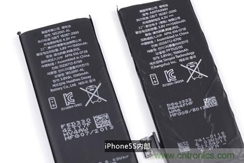 土豪金iPhone 5S拆解：內(nèi)部結(jié)構(gòu)升級(jí)，維修難度增加
