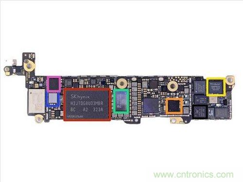 土豪金iPhone 5S拆解：內(nèi)部結(jié)構(gòu)升級(jí)，維修難度增加