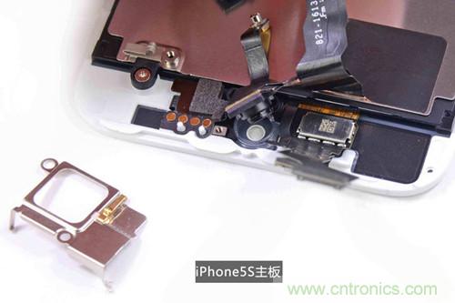 土豪金iPhone 5S拆解：內(nèi)部結(jié)構(gòu)升級(jí)，維修難度增加