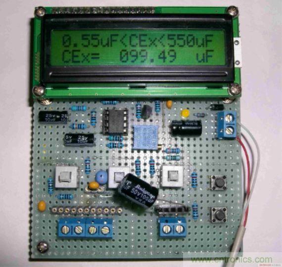 DIY集電容、電感和頻率為一體的測(cè)量?jī)x器