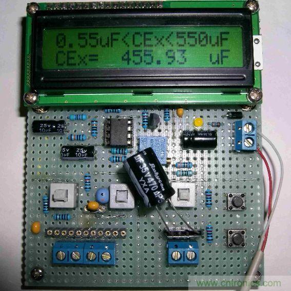 DIY集電容、電感和頻率為一體的測(cè)量?jī)x器