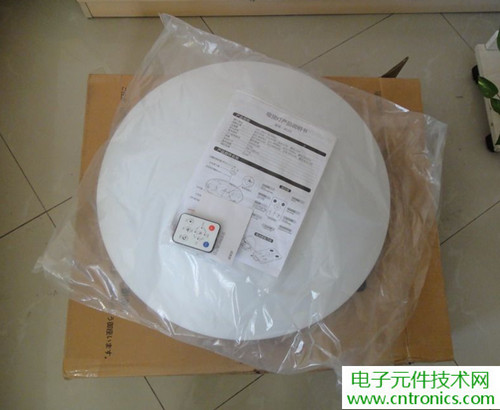 高端大氣上檔次！智能遙控調(diào)光LED吸頂燈拆解