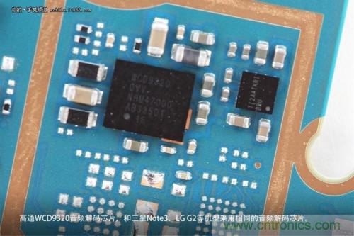 WCD9320音頻解碼芯片，和Note 3以及G2上采用的一模一樣