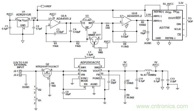 低功耗、單電源的電化學(xué)傳感器有毒氣體探測(cè)器