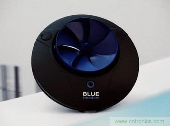 圖4：Blue Freedom是一種“微型水力發(fā)電廠”，能用利用流動的水來為便攜設備充電。