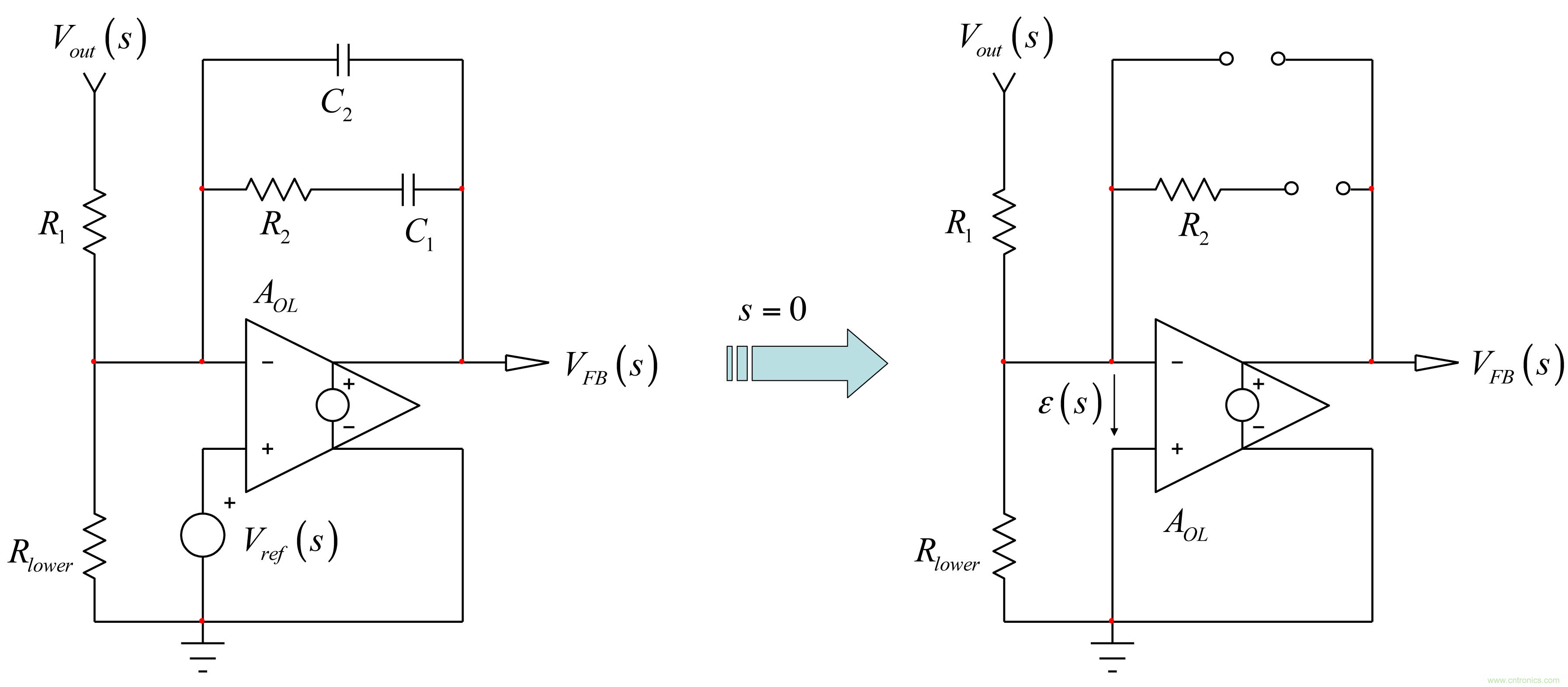 考量運算放大器在Type-2補償器中的動態(tài)響應(yīng)(一)