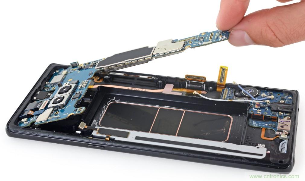 三星Note 8拆解，模塊化+分離式設(shè)計成趨勢？