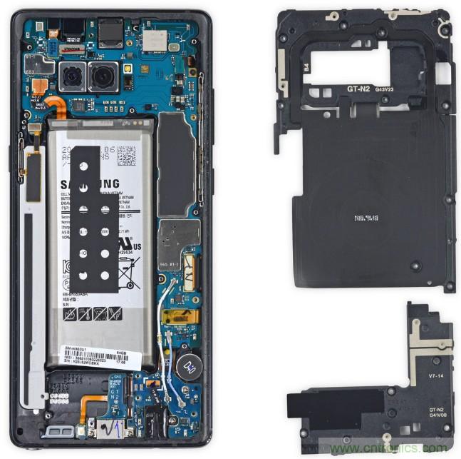 三星Note 8拆解，模塊化+分離式設(shè)計成趨勢？