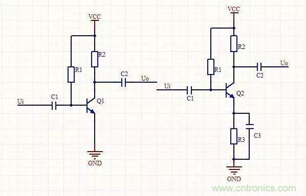 什么是共集、共基、共射放大器？如何分辨3類放大器