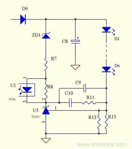 LED驅動電源：3個電路巧妙利用TL431來恒流！