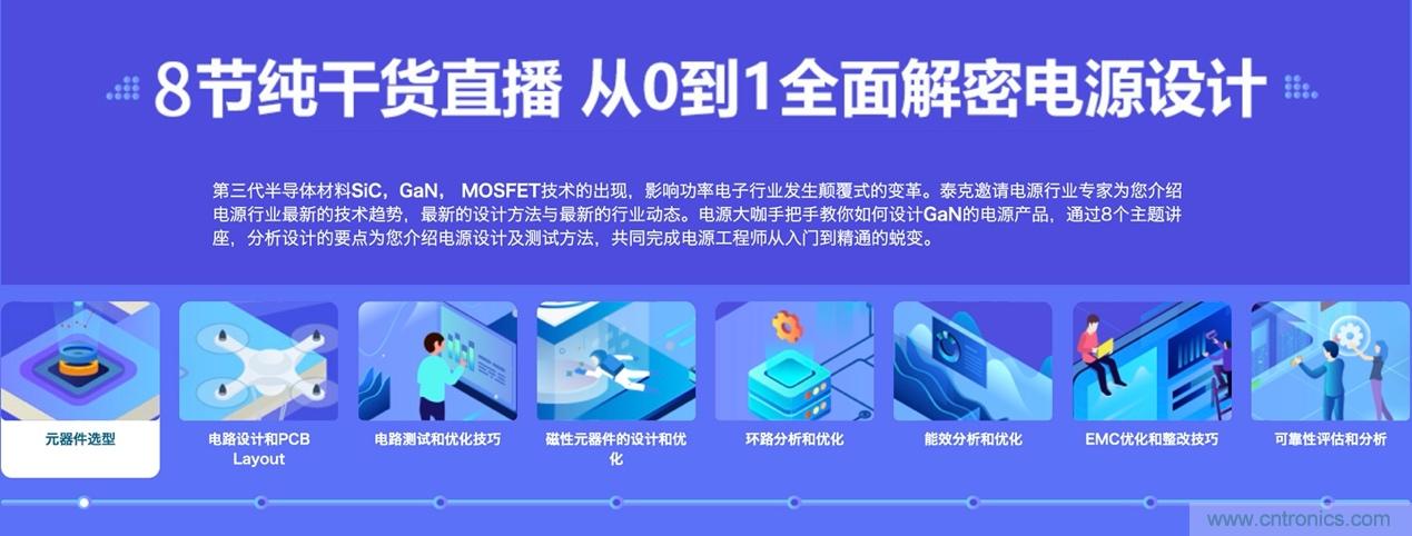 致工程師系列之三：高效GaN電源設(shè)計(jì)八部曲，泰克系列視頻課堂實(shí)操秘籍