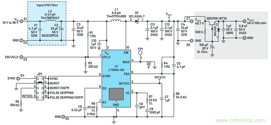 讓我們做一個超低噪聲、48 V、幻像麥克風(fēng)電源怎么樣？
