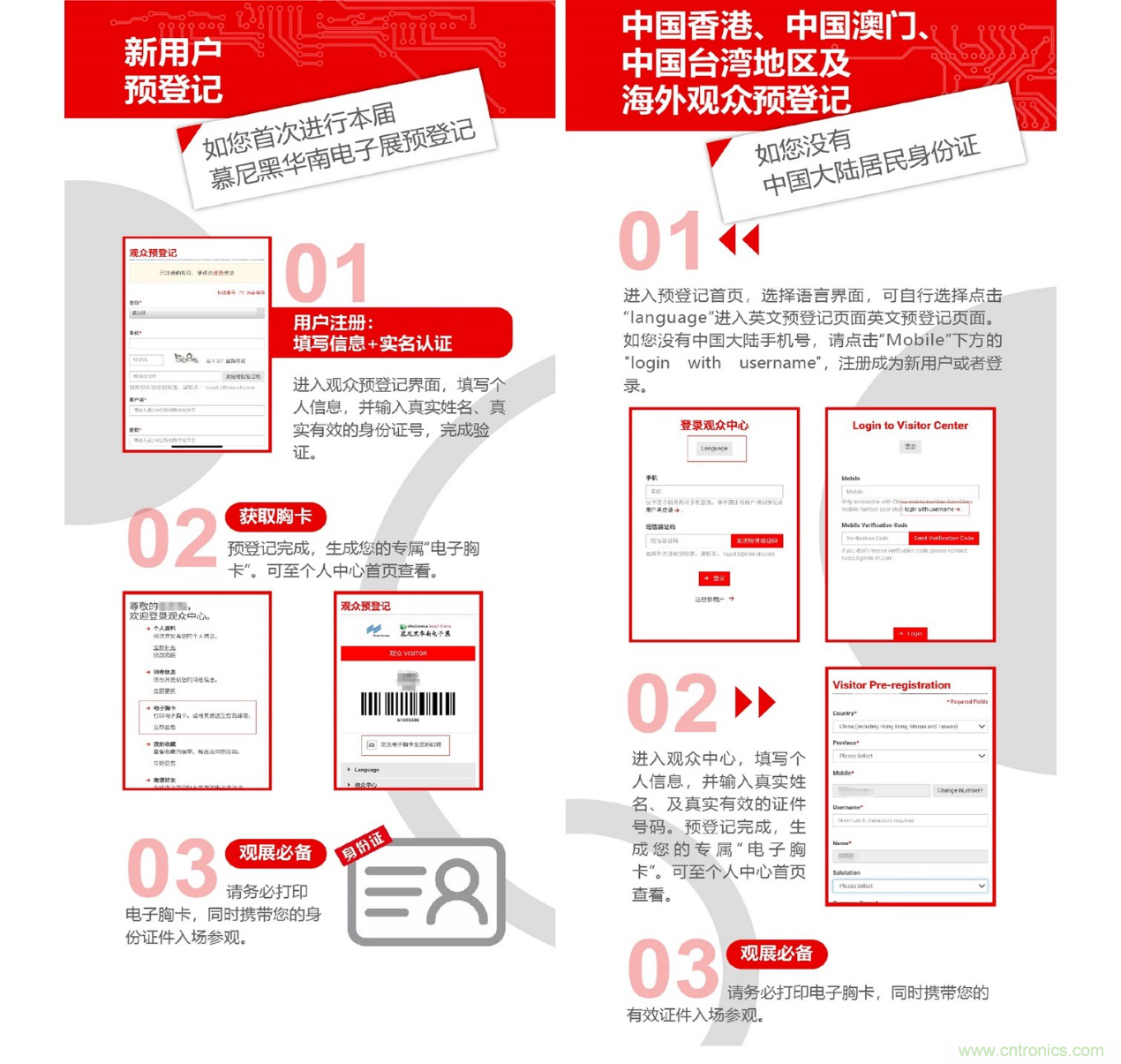 2020慕尼黑華南電子展觀眾預(yù)登記通道開啟！