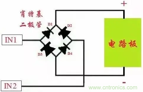 如何解決電源正負(fù)極接反燒板？