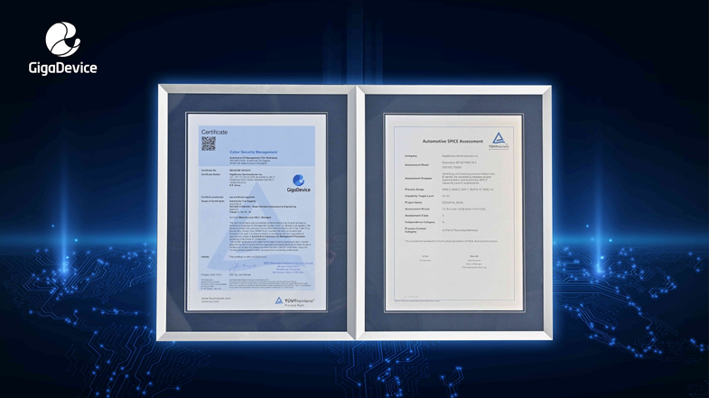 權(quán)威認(rèn)證+生態(tài)合作，兆易創(chuàng)新車規(guī)芯片獲ISO 21434與ASPICE CL2國(guó)際認(rèn)可