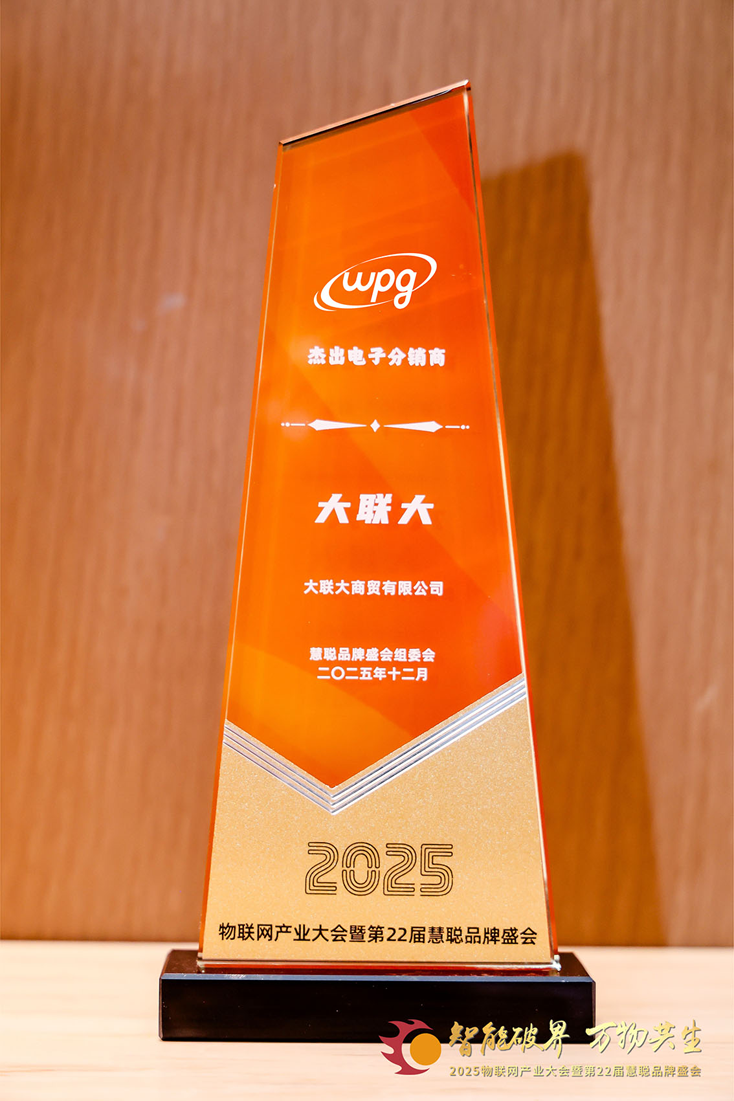 二十載深耕，今朝加冕：大聯(lián)大獲物聯(lián)網大會公認“杰出電子分銷商”殊榮