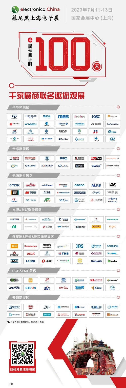 觀眾預登記開啟！千家展商聯(lián)名邀您共聚2023慕尼黑上海電子展