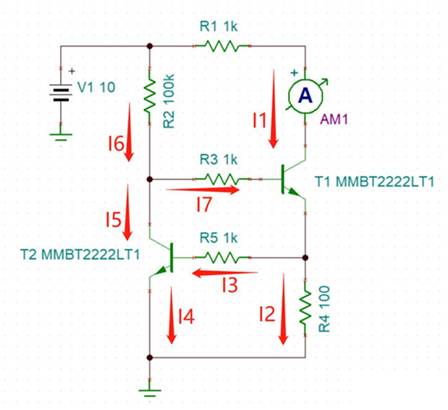 2個NPN三極管組成的恒流電路，如何工作？
