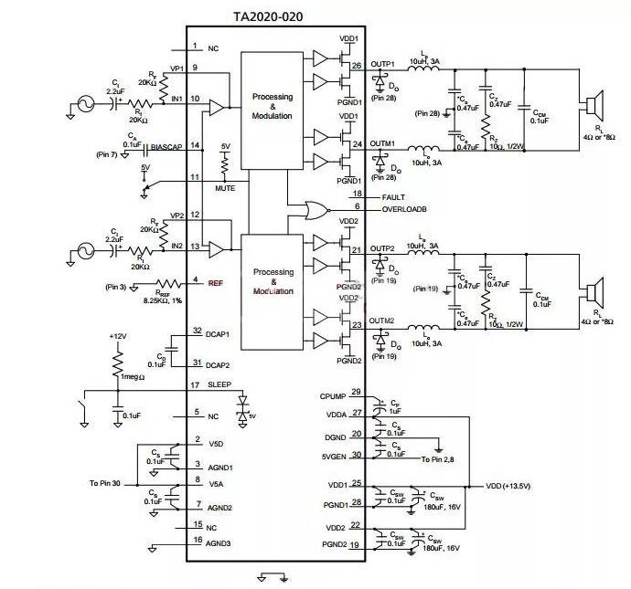 常見(jiàn)9大功放電路 常見(jiàn)9大功放電路