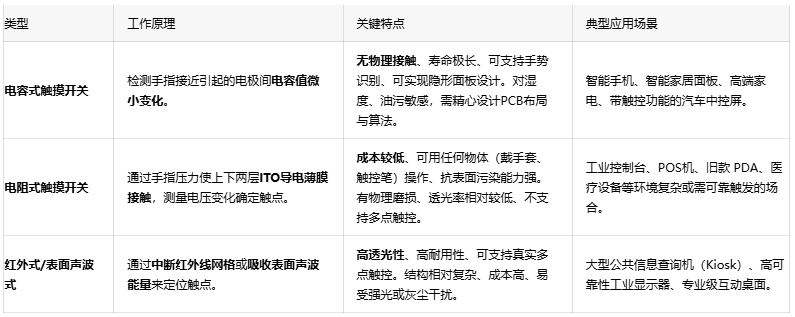 深度剖析觸摸開關的工作原理與設計優(yōu)勢 深度剖析觸摸開關的工作原理與設計優(yōu)勢