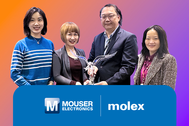 七連冠！貿(mào)澤電子蟬聯(lián)Molex亞太區(qū)年度電子目錄代理商大獎(jiǎng)